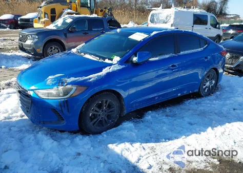 2017 Hyundai Elantra Se из США, поврежденный, VIN KMHD84LF2HU399169